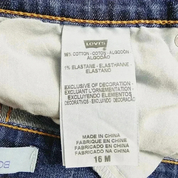 Levis 515 Womens Boot Cut Jeans Size 16 x32 16PT - Picture 5 of 6